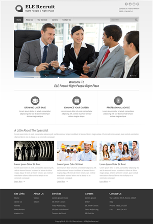 Web Design by OM for Pacem Limited | Design: #5021921