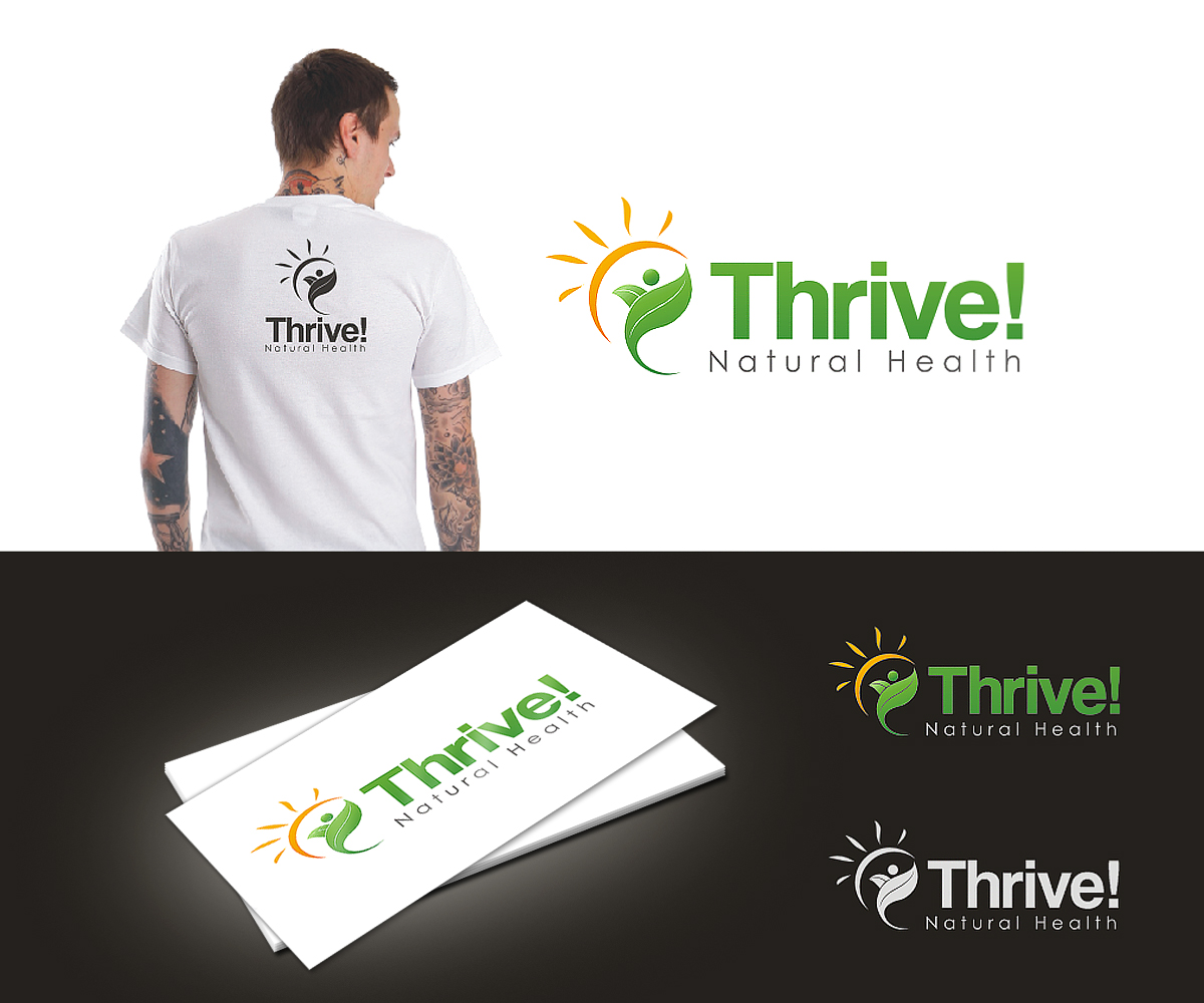 Logo-Design von Vishak vasu für Thrive Natural Health | Design #4753236