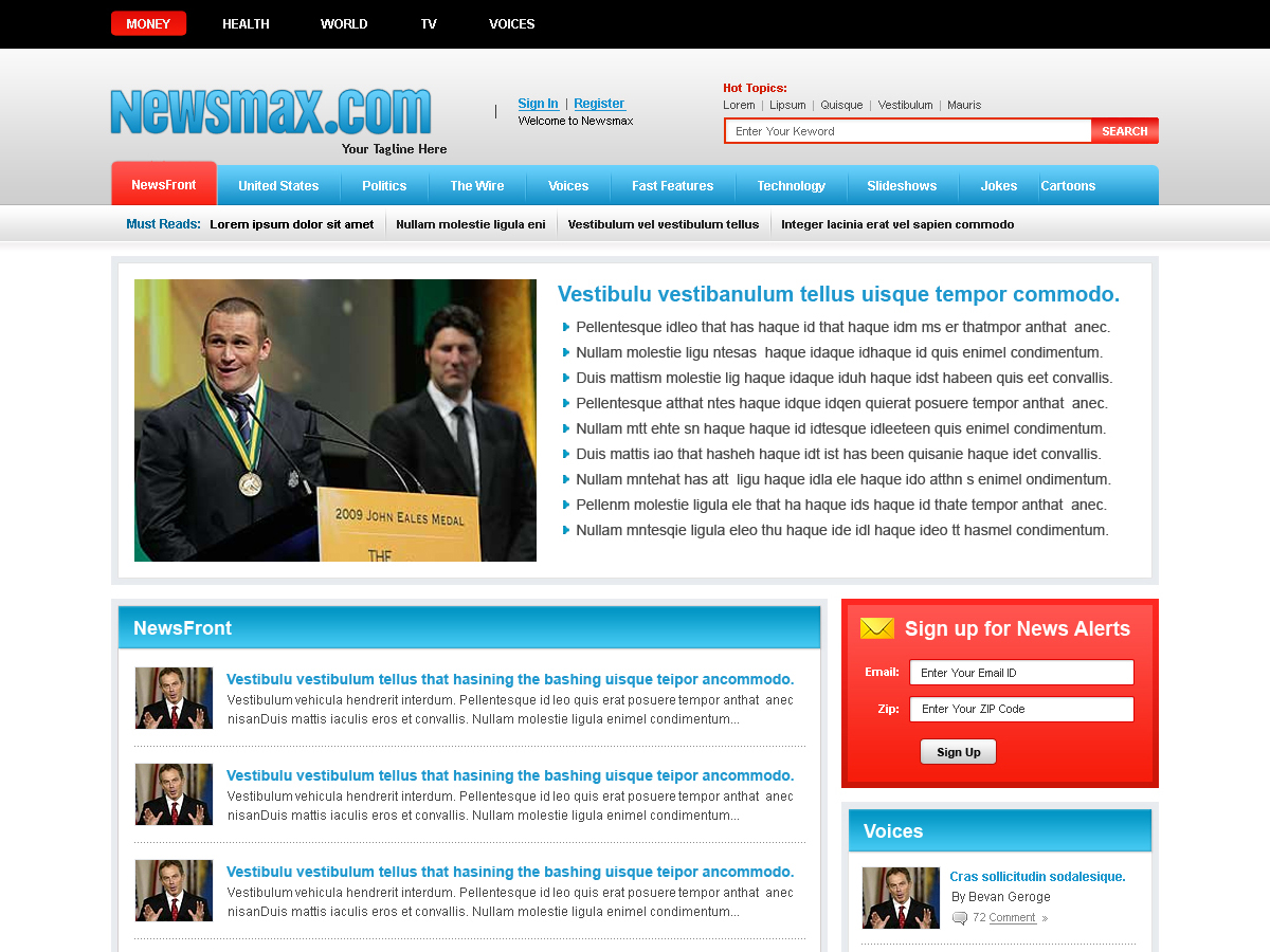 Web Design by Kevin for this project | Design #231284