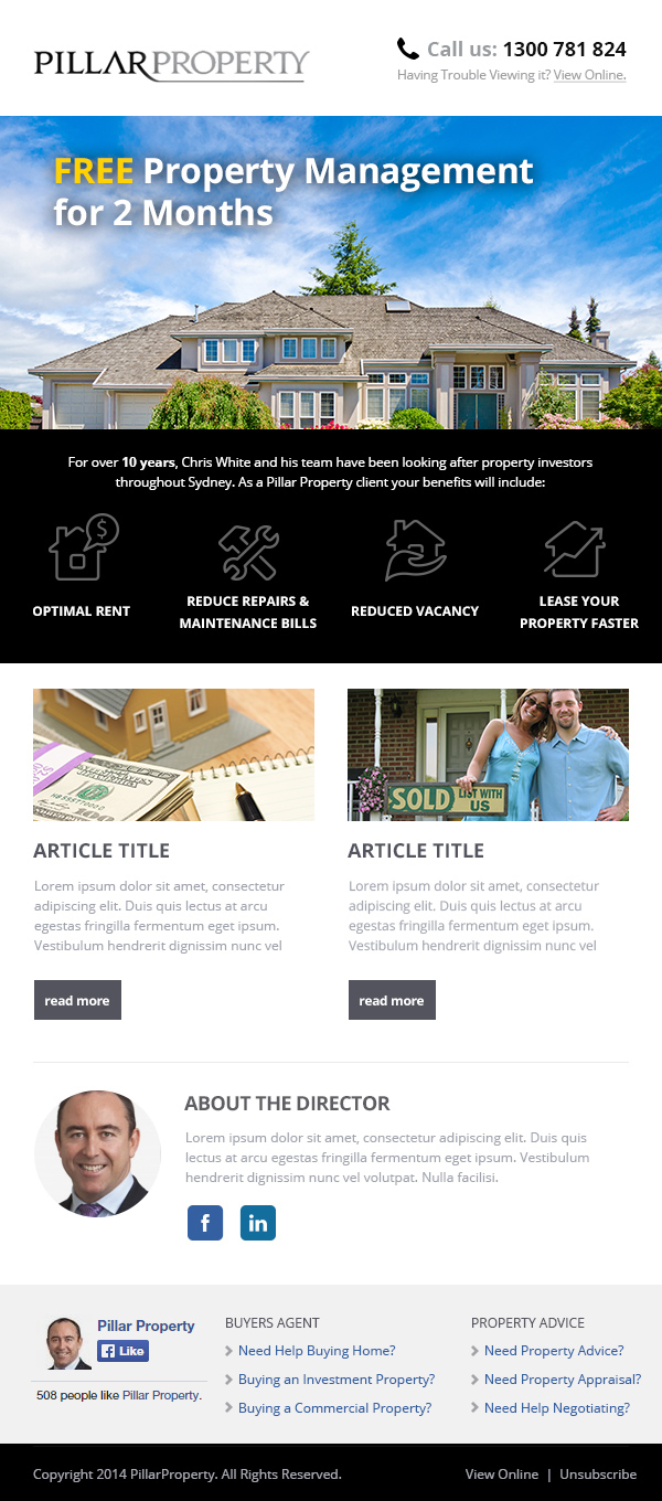Newsletter Design by Emmanuel for this project | Design #4709816