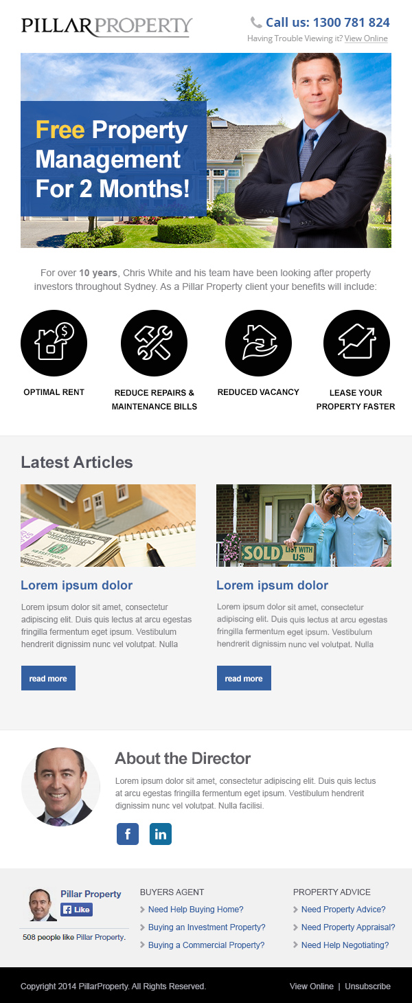 Newsletter Design by Emmanuel for this project | Design #4727151