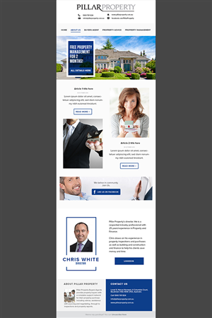 Diseño de Newsletter por www.cornelpetre.com para este proyecto | Diseño #4720794