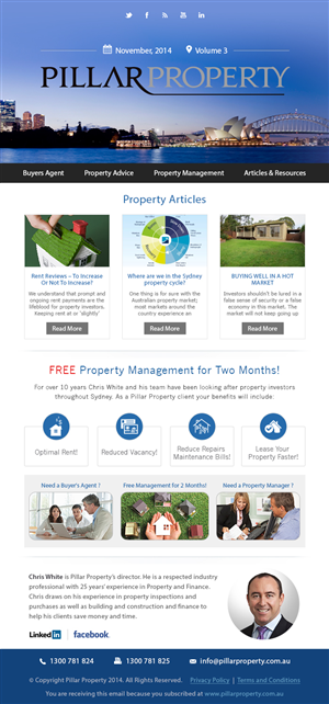 Newsletter Design by Web Skippers for this project | Design: #4744119