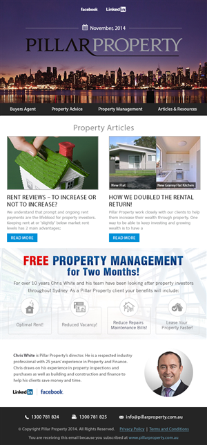 Newsletter Design by Web Skippers for this project | Design: #4781973