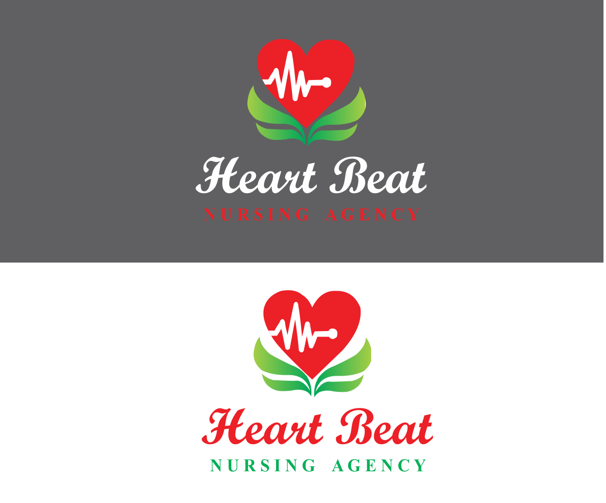 Logo Design by Designer Sriparna for HEARTBEAT NURSING AGENCY | Design #4704817