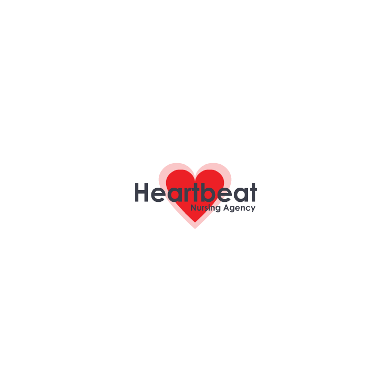 Logo Design by REDcrackers.com for HEARTBEAT NURSING AGENCY | Design #4703068