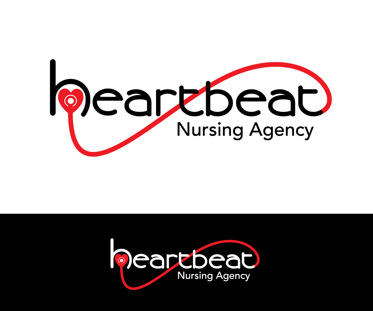 Logo Design by alotarenata for HEARTBEAT NURSING AGENCY | Design #4726356