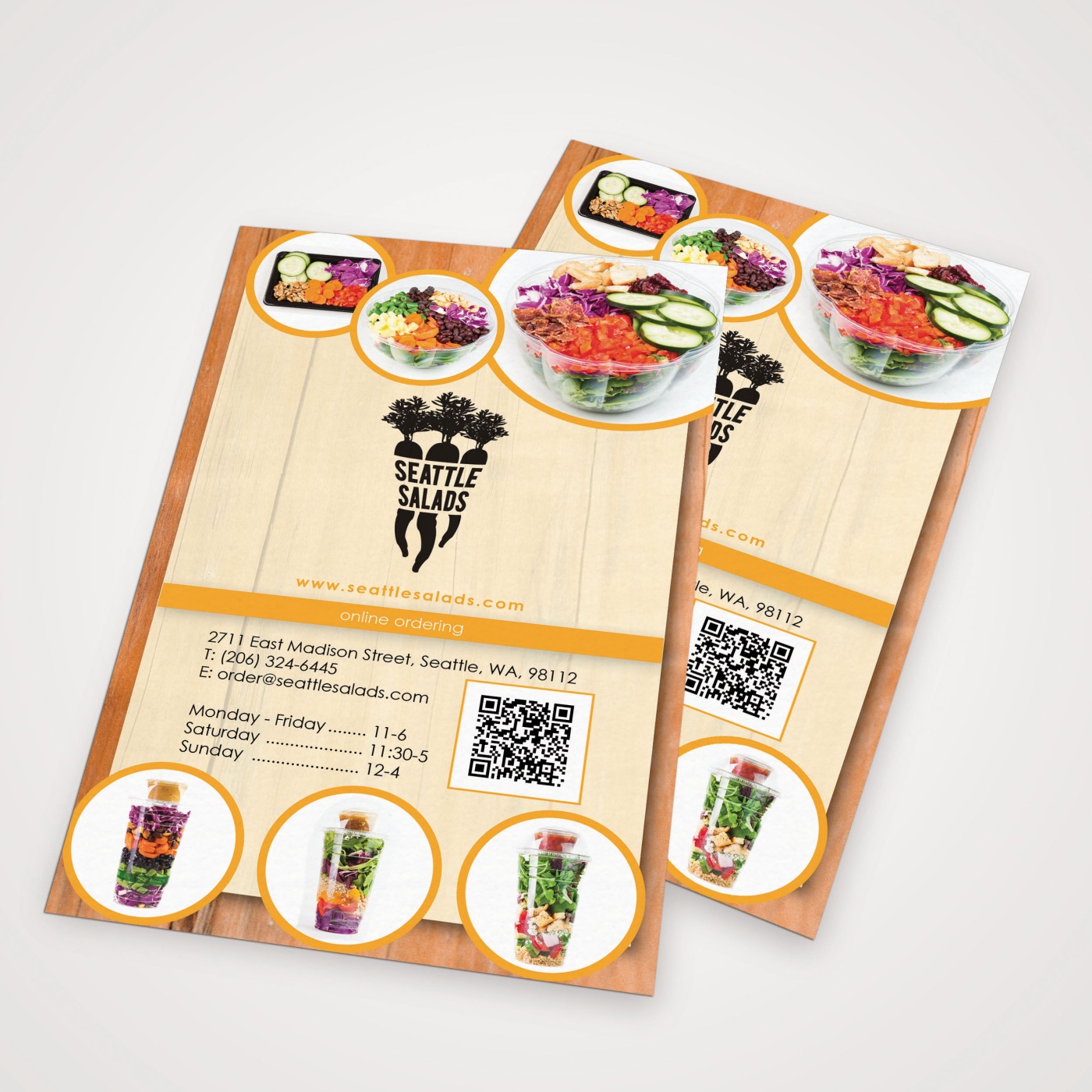 Menu Design by HYPdesign for Seattle Salads | Design #1336928