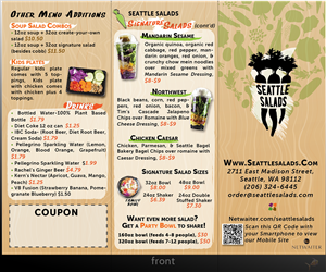 Menu Design by Meow Mix