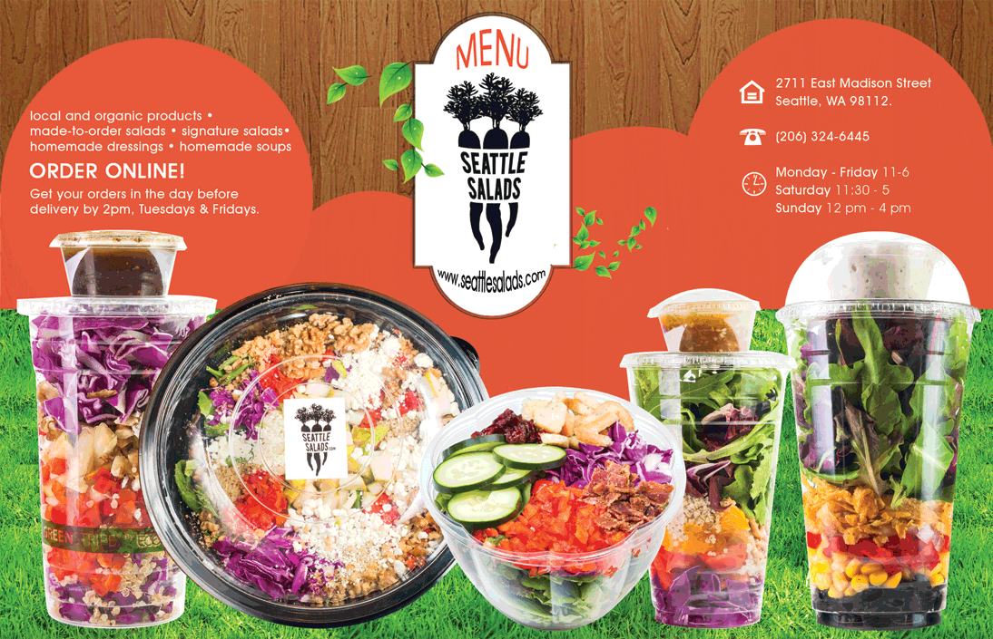 Menu Design by Design Hunger for Seattle Salads | Design #1342292