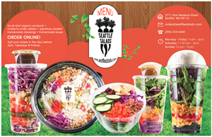 Menu Design by Design Hunger for Seattle Salads | Design: #1345229
