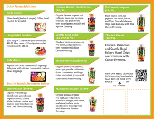 Menu Design by proud_2_b_ozi for Seattle Salads | Design: #1337430
