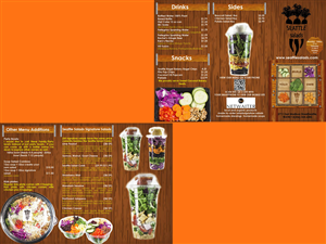 Menu Design by ferose ahmed for Seattle Salads | Design: #1341653