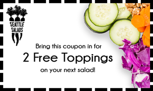 Menu Design by Eric Lott for Seattle Salads | Design: #1346913