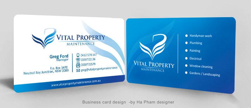 Business Card Design by Hana for this project | Design #4768274