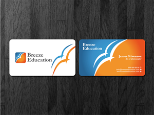 Design de Carte de Visite par Atvento Graphics pour Breeze Education | Design : #1337383