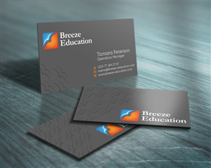 Design de Carte de Visite par HYPdesign pour Breeze Education | Design : #1345675