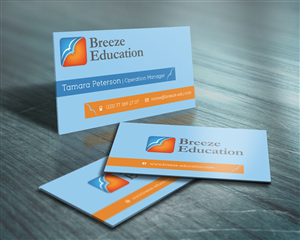 Design de Carte de Visite par HYPdesign pour Breeze Education | Design : #1345677