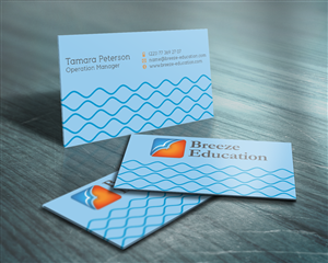 Design de Carte de Visite par HYPdesign pour Breeze Education | Design : #1345680