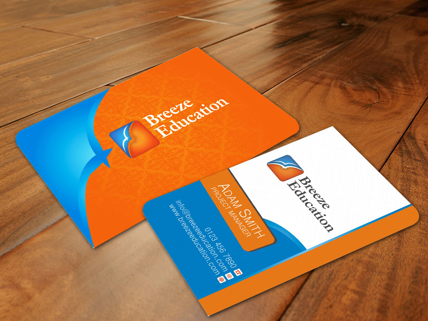 Design de Carte de Visite par Dolyjahin7 pour Breeze Education | Design #1357630