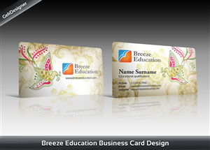 Business Card Design by gekgrfx for Breeze Education | Design: #1347323