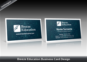 Business Card Design by gekgrfx for Breeze Education | Design: #1347330