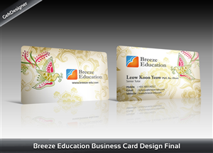 Business Card Design by gekgrfx for Breeze Education | Design: #1361972