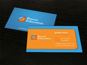 Visitenkarten-Design von farani für Breeze Education | Design: #1350776