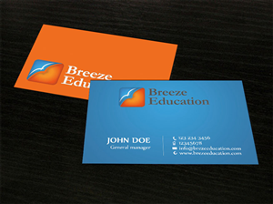 Design de Carte de Visite par farani pour Breeze Education | Design : #1350793
