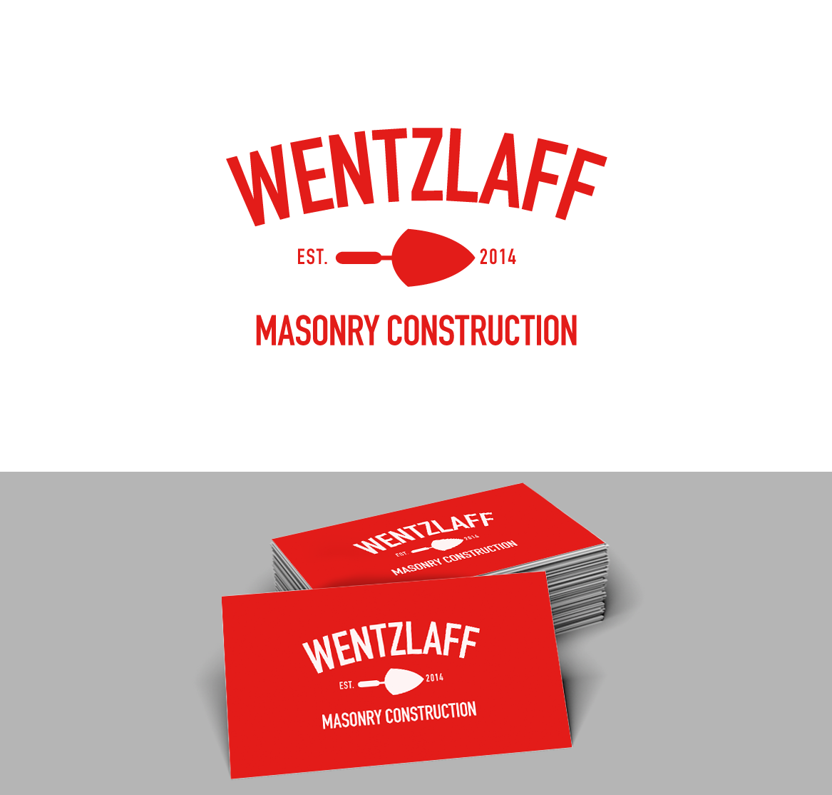Logo Design by trufya for Wentzlaff Masonry Construction | Design #4747156