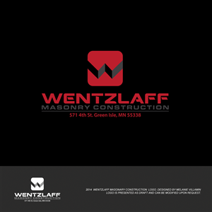 Logo Design by mvillamin for Wentzlaff Masonry Construction | Design: #4713752