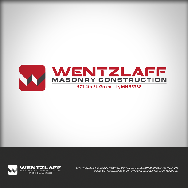 Logo Design by mvillamin for Wentzlaff Masonry Construction | Design #4713760
