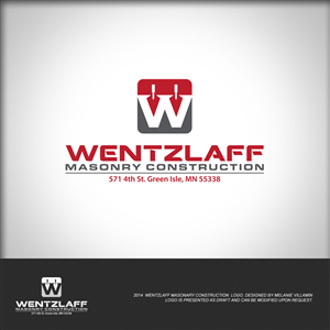 Logo Design by mvillamin for Wentzlaff Masonry Construction | Design: #4741851