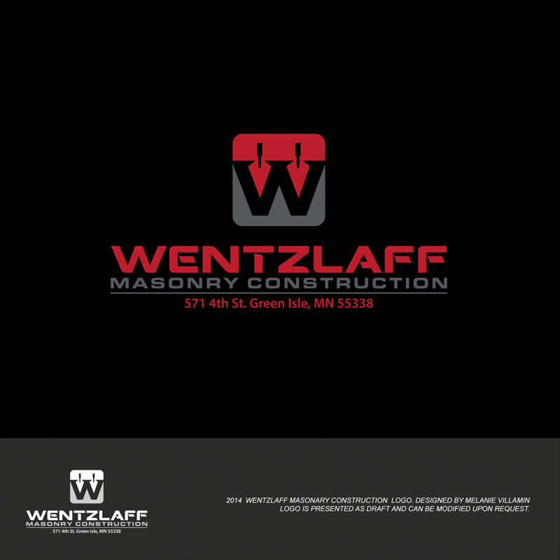 Logo Design by mvillamin for Wentzlaff Masonry Construction | Design #4741860
