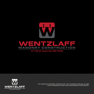 Logo Design by mvillamin for Wentzlaff Masonry Construction | Design: #4741860