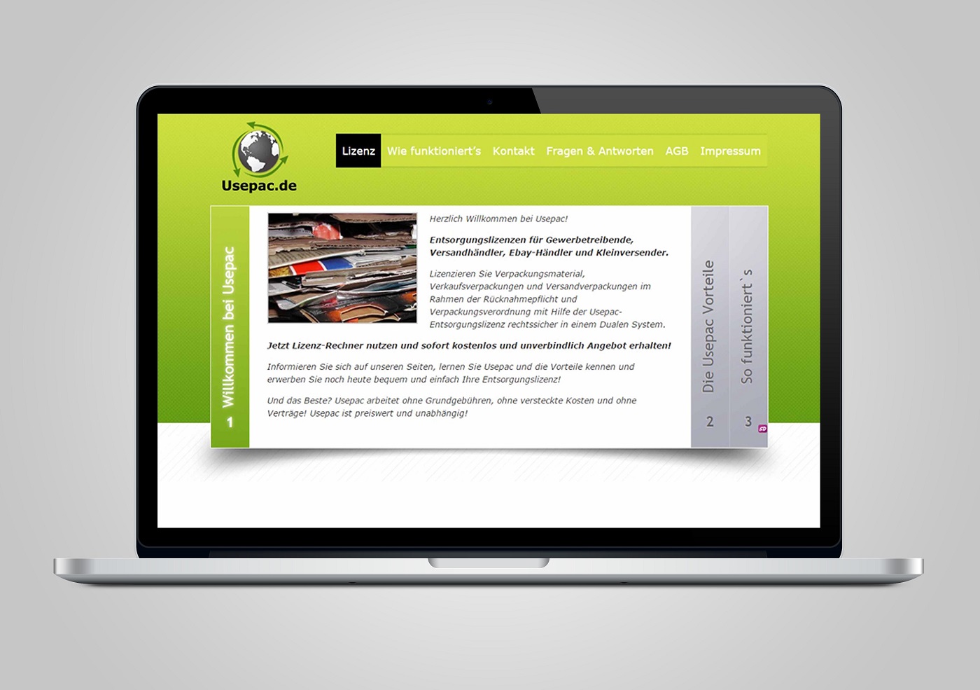 Photoshop Design by Smart Line Adv for Oliver Stock WebDesign | Design #4719019