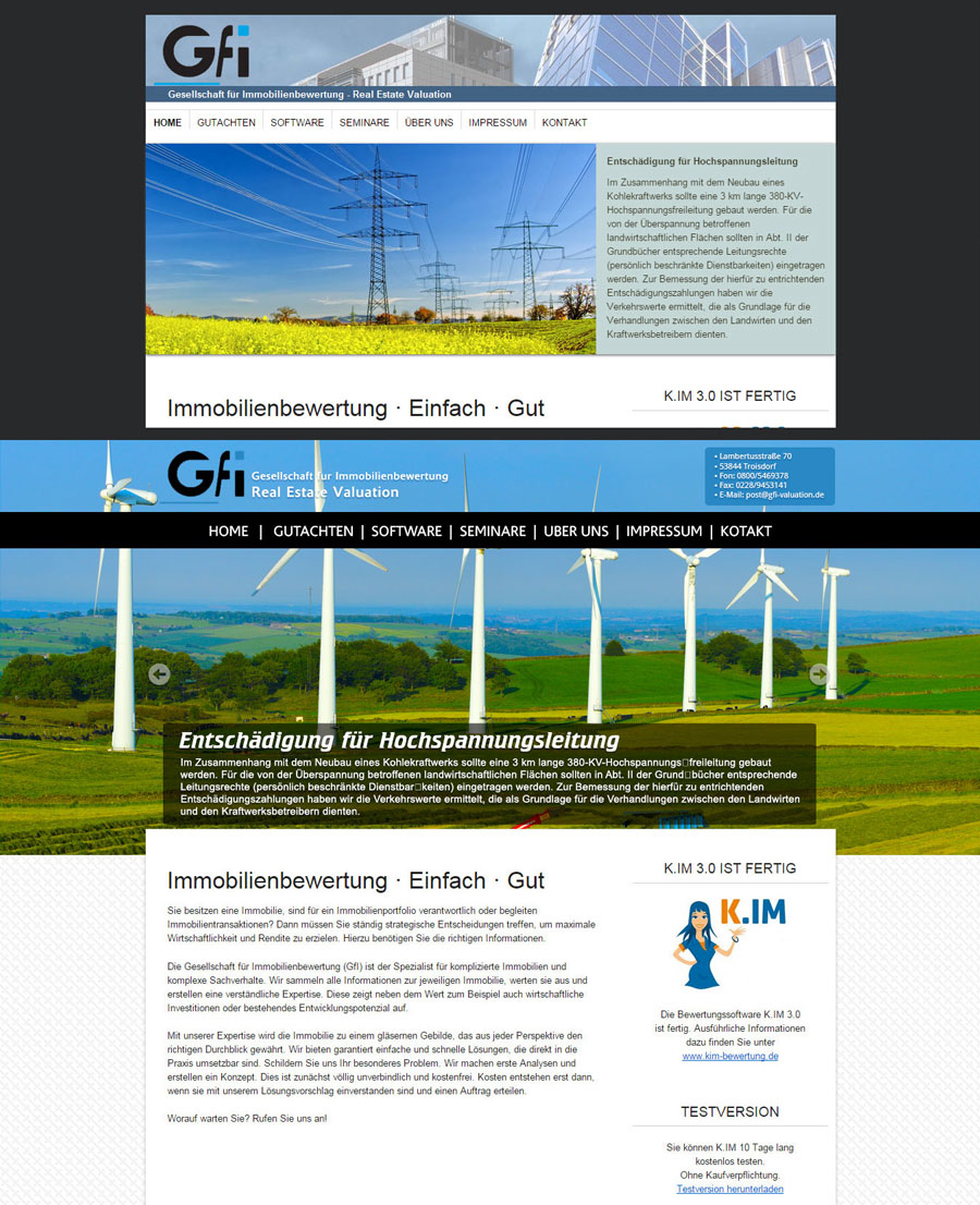 Photoshop Design by rdesign12 for Oliver Stock WebDesign | Design #4807434