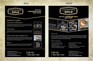 Brochure Design by Sbss for Cardboard+Gold%2C+Inc. | Design: #1341264