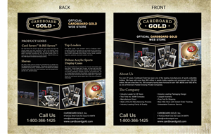 Brochure Design by Sbss for Cardboard+Gold%2C+Inc. | Design: #1341267