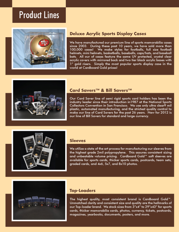 Brochure Design by Impressive Solutions for Cardboard+Gold%2C+Inc. | Design #1344192