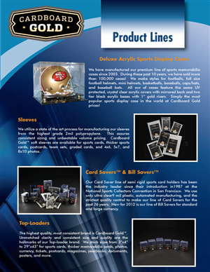 Brochure Design by Impressive Solutions for Cardboard+Gold%2C+Inc. | Design: #1344196