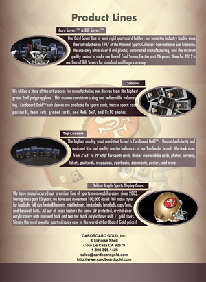Brochure Design by Impressive Solutions for Cardboard+Gold%2C+Inc. | Design: #1344204
