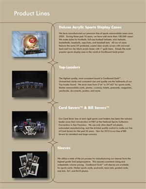 Brochure Design by Impressive Solutions for Cardboard+Gold%2C+Inc. | Design: #1345642