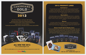 Brochure Design by barinix for Cardboard+Gold%2C+Inc. | Design: #1360925