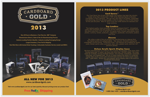 Brochure Design by barinix for Cardboard+Gold%2C+Inc. | Design: #1361419