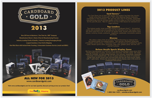 Brochure Design by barinix for Cardboard+Gold%2C+Inc. | Design #1363780