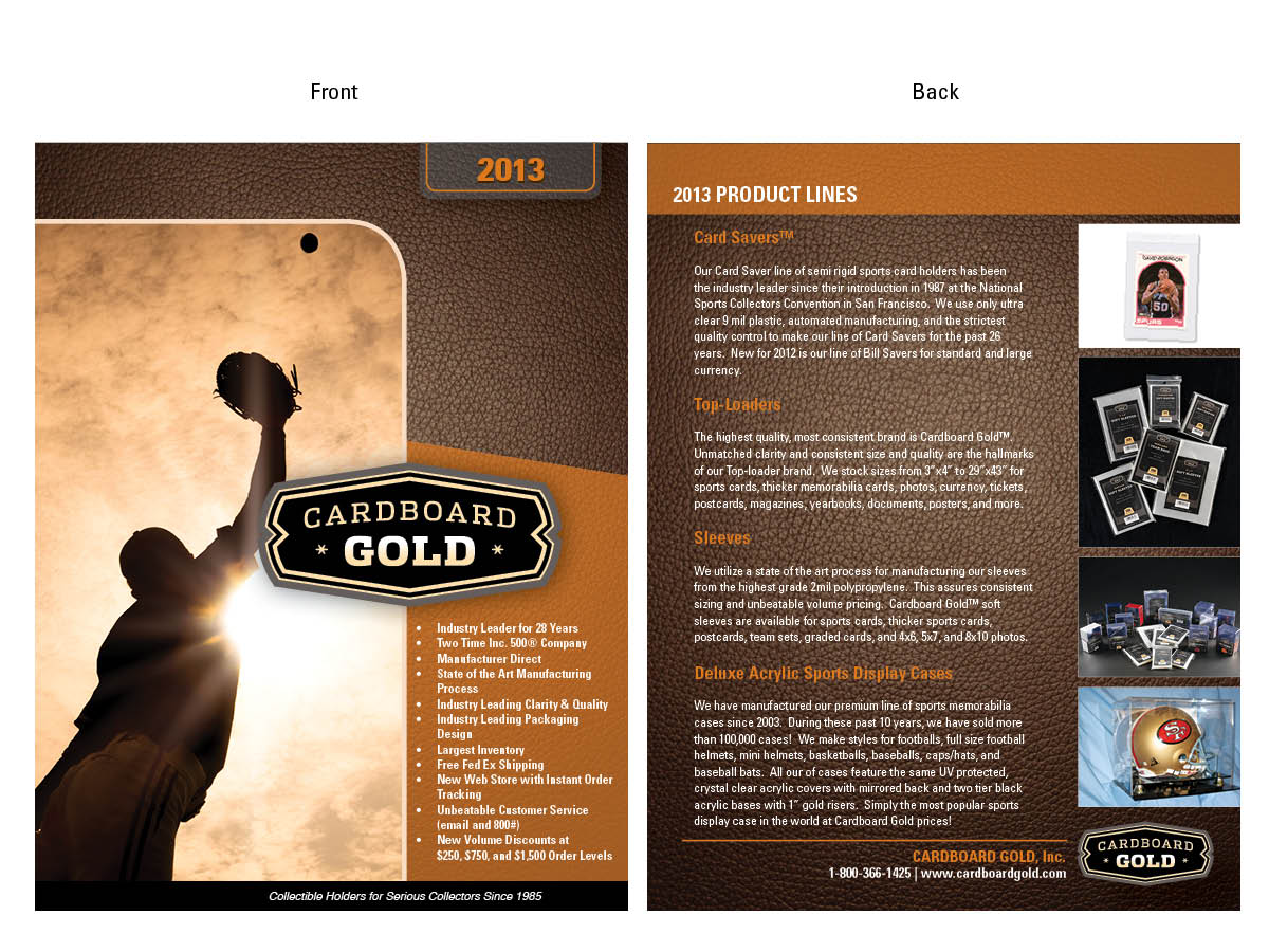 Brochure Design by Ignited Design Studio for Cardboard+Gold%2C+Inc. | Design #1345687