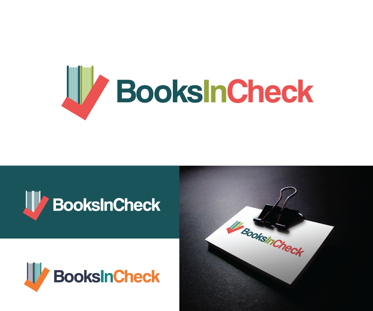 Logo Design by Luc1ano for Books In Check, Inc. | Design #4718188