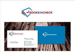 Logo Design by squarepixel for Books In Check, Inc. | Design #4712850