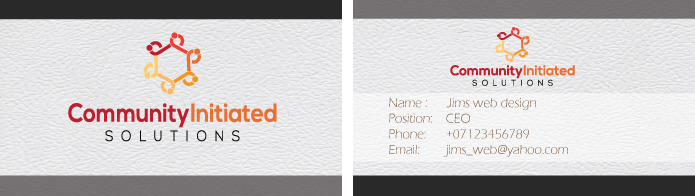 Business Card Design by jims_web for this project | Design #4762455